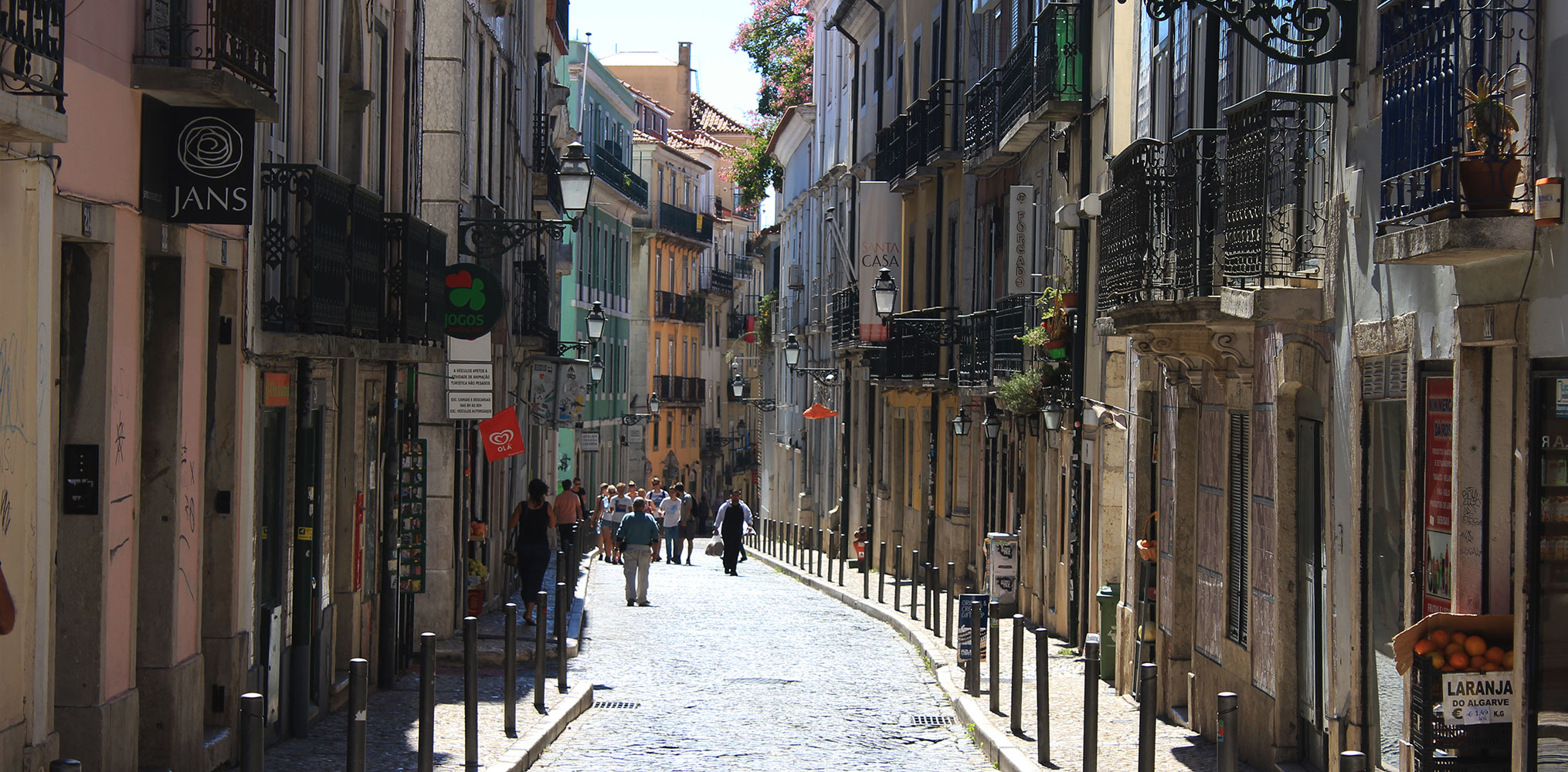 Bairro Alto Em Lisboa Portugal