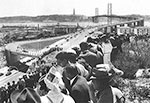 Inauguração da Ponte Salazar em 1966