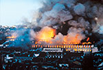 Fire at the warehouses of Chiado in 1988