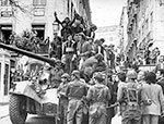 Revolution of the April 25th, 1974, militaries and the people.