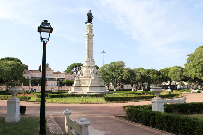 Garden of Praça Afonso de Albuquerque