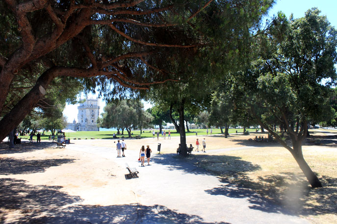 Garden of Torre de Belém