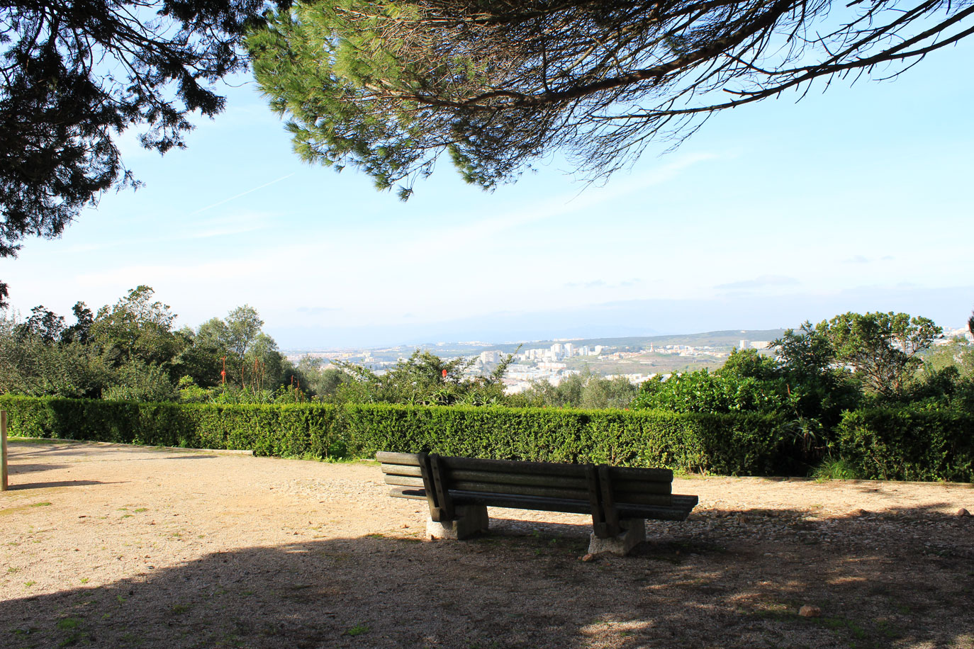 Garden of Montes Claros in Lisbon • Portugal