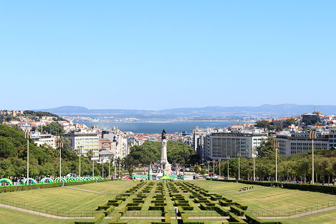 Viewpoint of Eduardo VII park