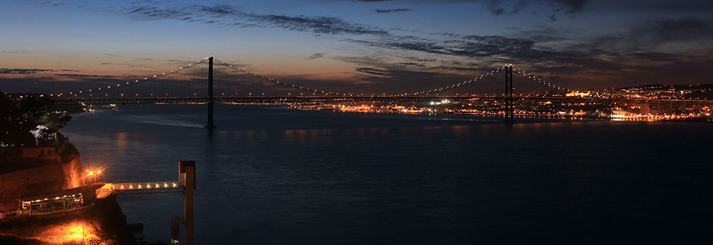 Lisbon at nightfall